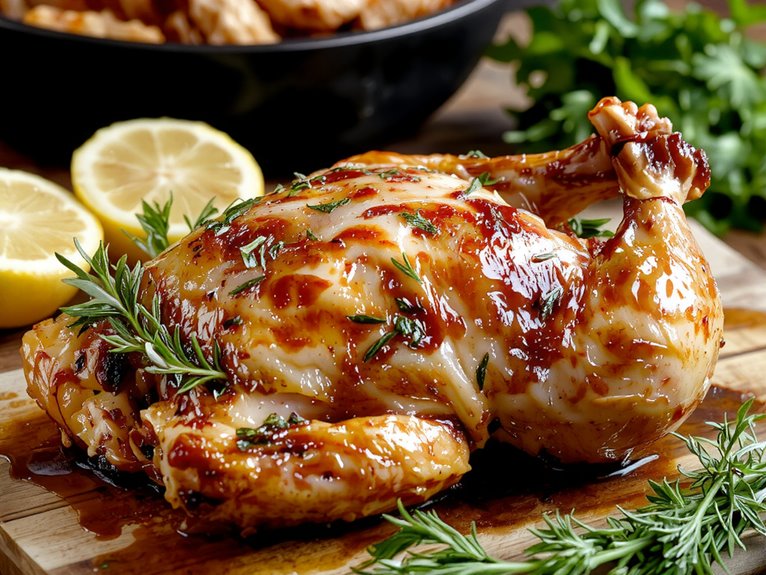 The Best Homemade Cornish Hen Recipe 2 juicy roasted cornish hen t7em4