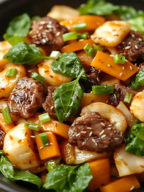 korean glass noodles dish