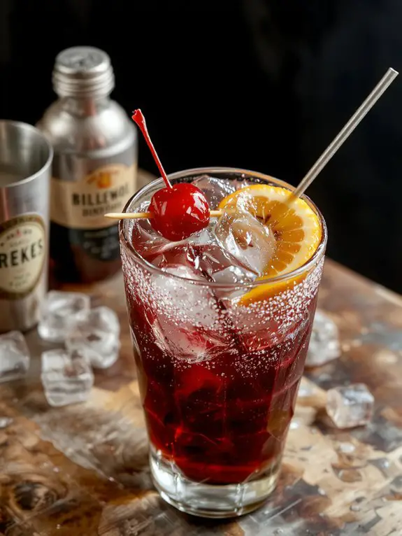The Best Homemade Shirley Temple Recipe 3 layer garnish chill serve