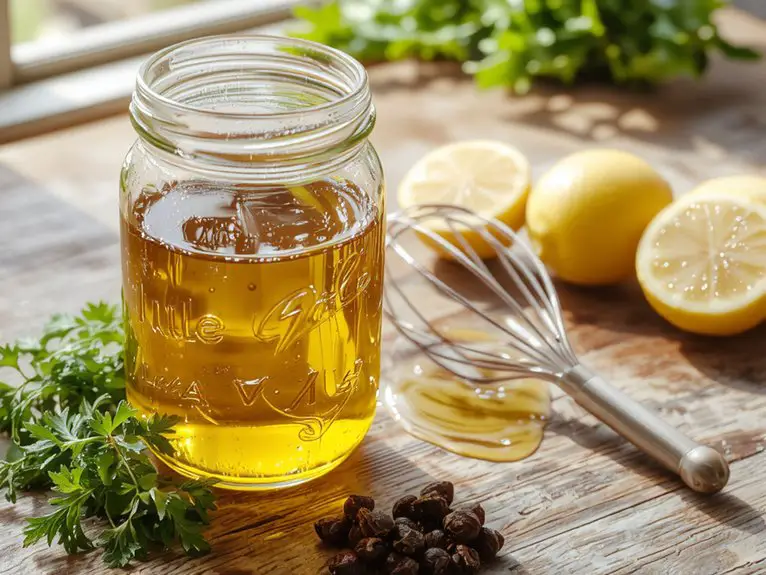 The Best Homemade Greek Dressing Recipe 2 olive oil lemon oregano garlic jtasn