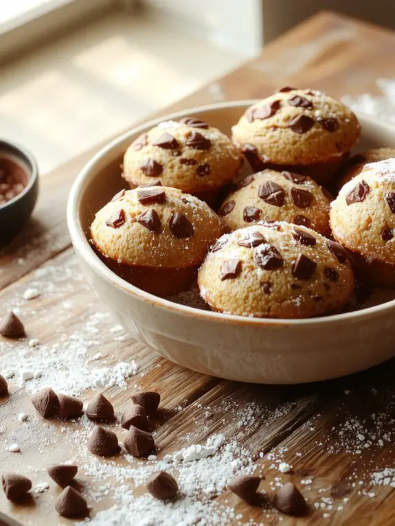 olympic themed chocolate muffins