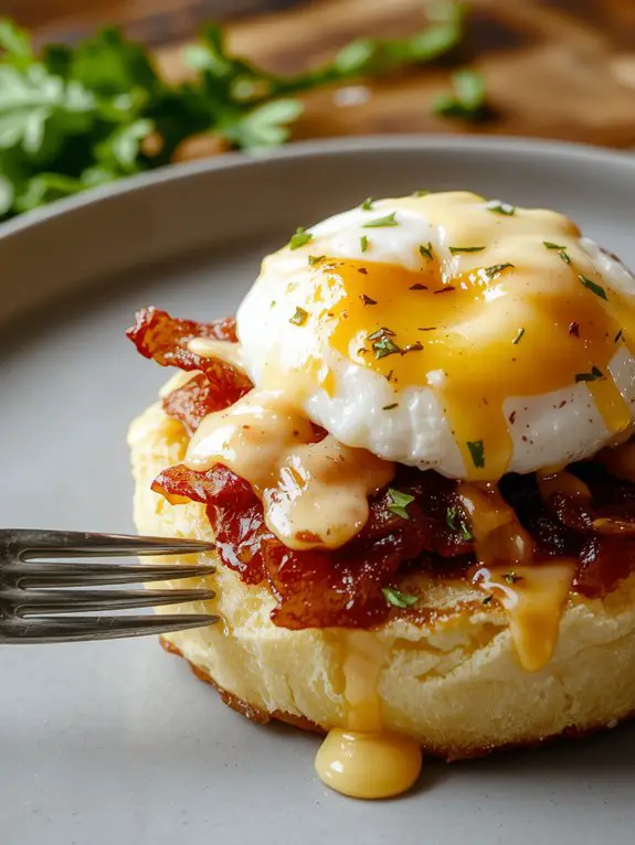 The Best Homemade Eggs Benedict Recipe 3 perfect poached eggs benedict