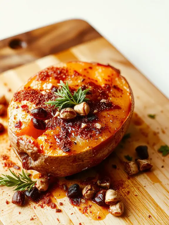 Taco Lasagna 1 perfectly spiced baked sweet potatoes