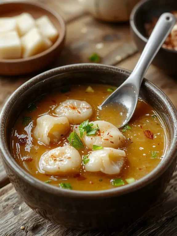 The Best Homemade Wonton Soup Recipe 3 pork shrimp filled wonton soup