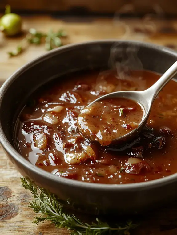 The Best Homemade Turkey Gravy Recipe 3 pour whisk simmer strain