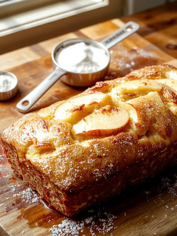 The Best Homemade Apple Bread Recipe 3 precise ingredient measurements ensure perfection