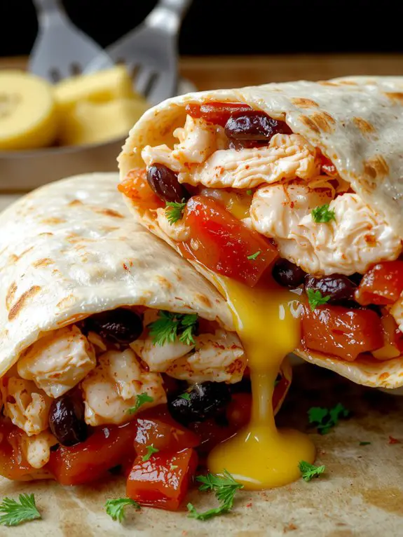 The Best Homemade Burrito Recipe 3 prepare ingredients proportionately