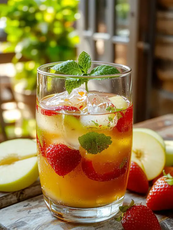 refreshing summer fruit cocktail