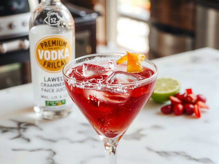 The Best Homemade Cosmopolitan Recipe 2 refreshing vodka cranberry cocktail 38d6w