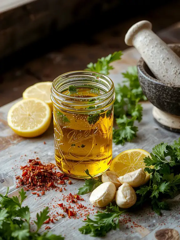 The Best Homemade Greek Salad Dressing Recipe 3 refrigerate for deepened flavor
