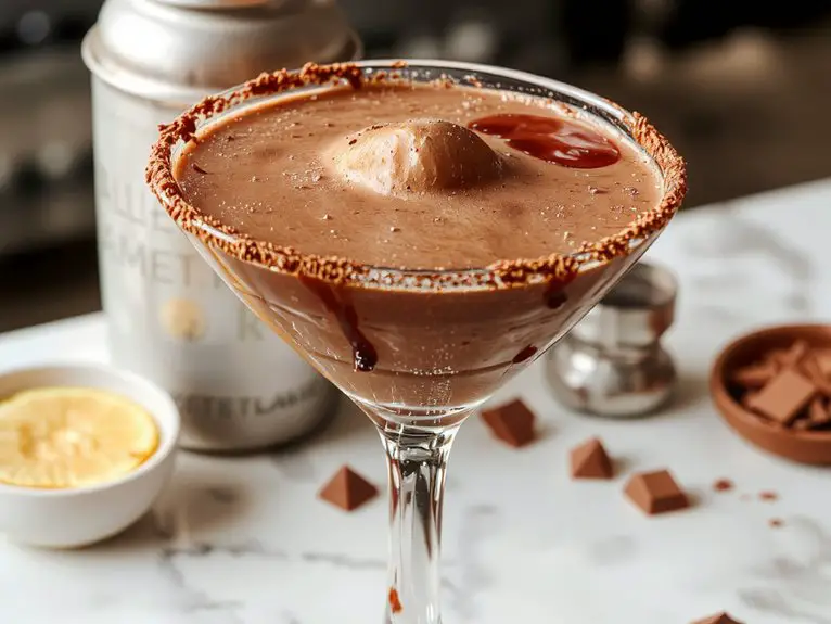 The Best Homemade Chocolate Martini Recipe 2 rich chocolate cocktail recipe g803z