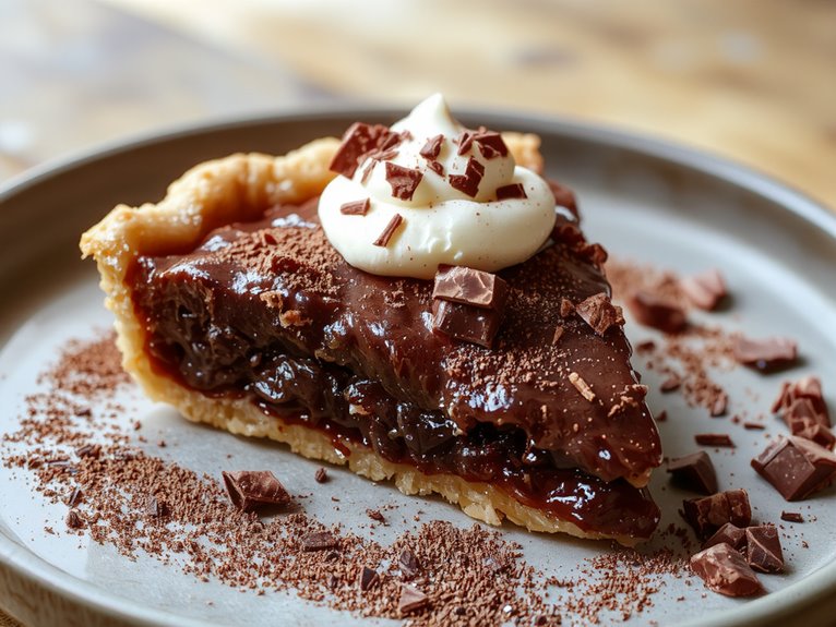 The Best Homemade Chocolate Pie Recipe 2 rich creamy chocolate dessert 307ku