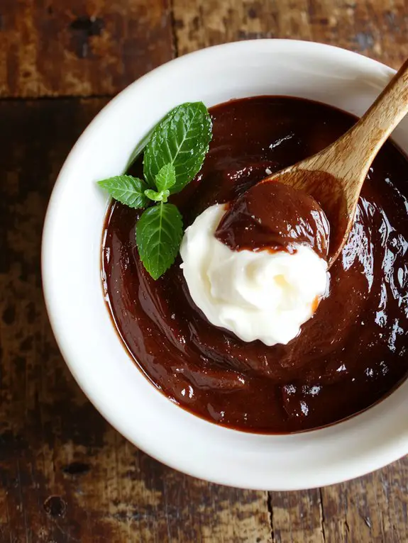 rich creamy chocolate dessert