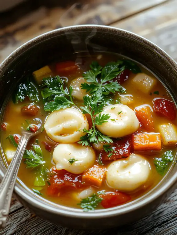 rich creamy pasta broth