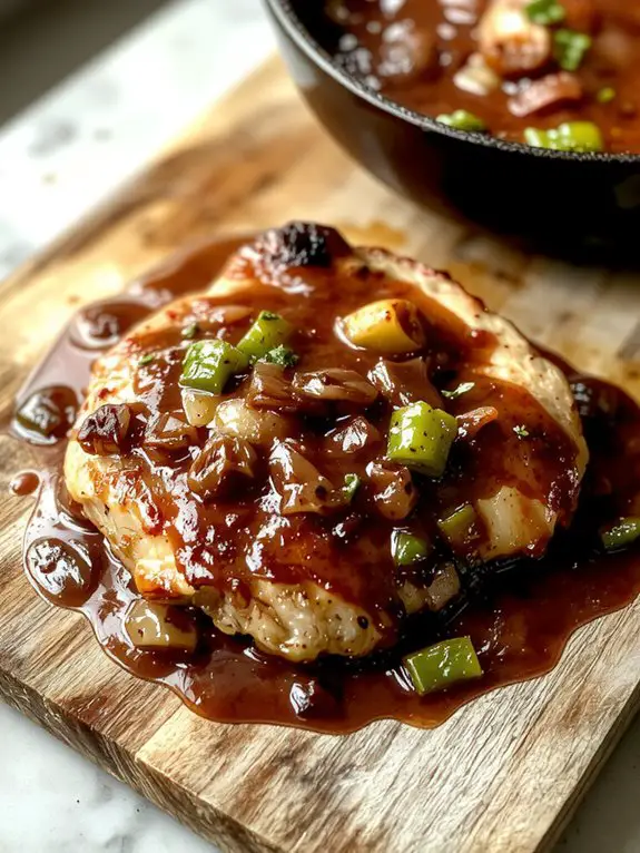 The Best Homemade Swiss Steak Recipe 3 sauce scrape depth add