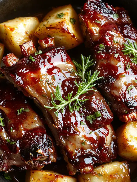 savory slow cooked ribs