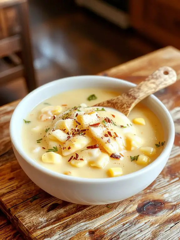 The Best Homemade Cream Corn Recipe 3 season serve garnish enrich