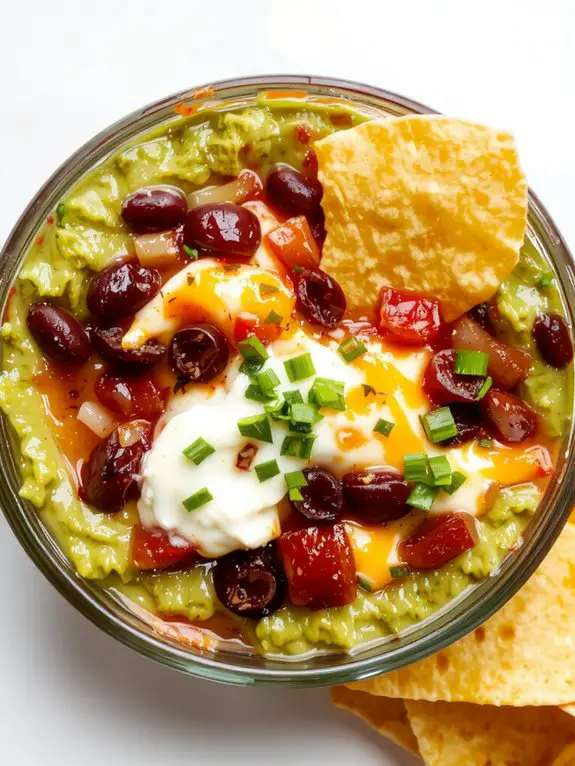 seven layer dip recipe