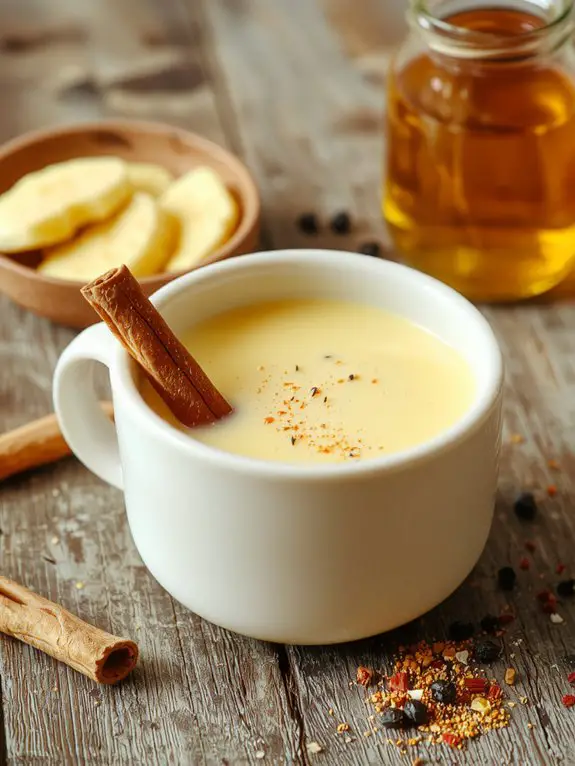 The Best Homemade Golden Milk Recipe 3 simmer whisk strain enjoy
