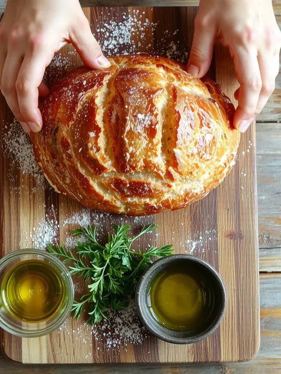 simple authentic fresh bread