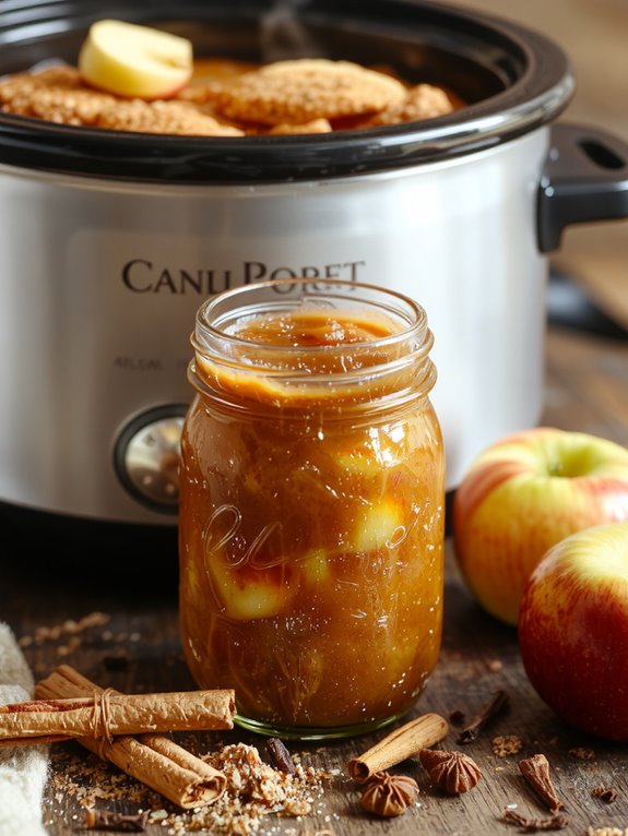 The Best Homemade Apple Butter Recipe 3 slow cooked spiced apple butter