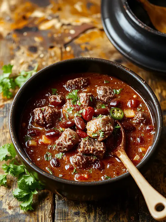 The Best Homemade Texas Chili Recipe 3 slow cooked spiced chili