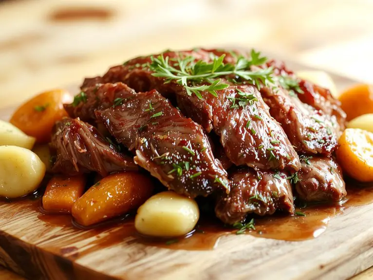 The Best Homemade Slow Cooker Pot Roast Recipe 2 slow cooker comfort food iu4r7
