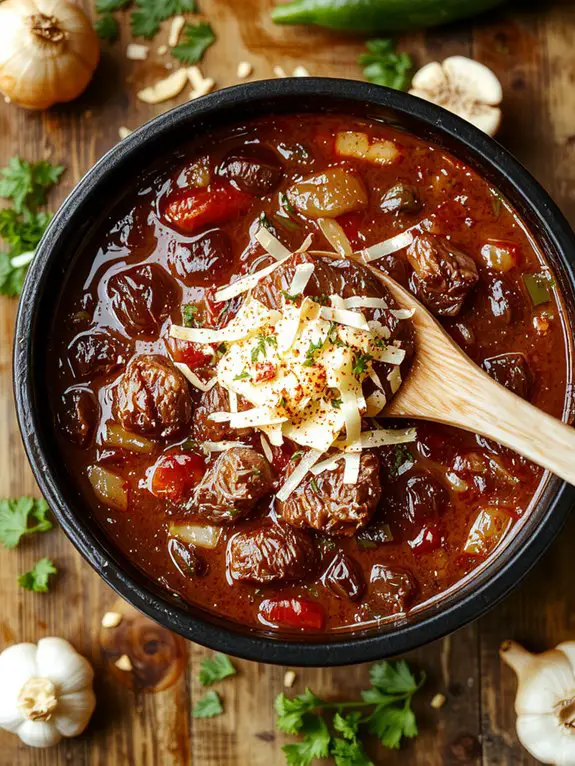 spicy beef chili recipe