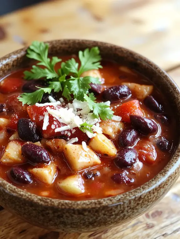 The Best Homemade Vegetarian Chili Recipe 3 spicy black bean chili