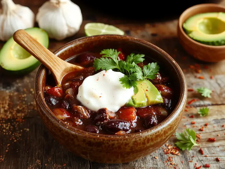 Baked Chicken and Sweet Potato Hash 1 spicy black bean chili recipe