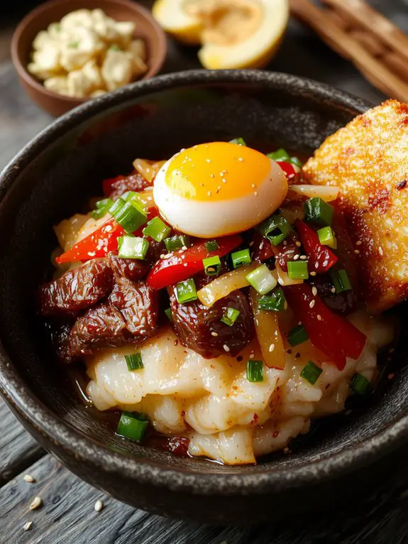 spicy korean rice dish