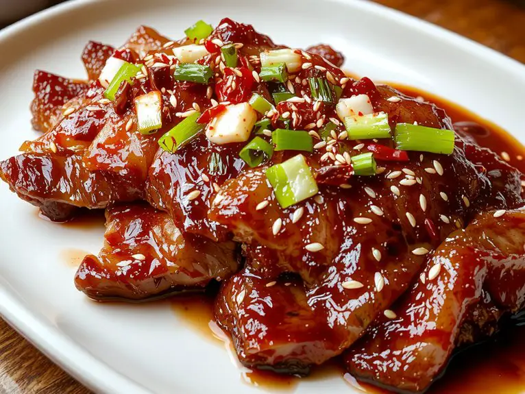 The Best Homemade Korean Beef Recipe 2 spicy sweet korean beef adf0m