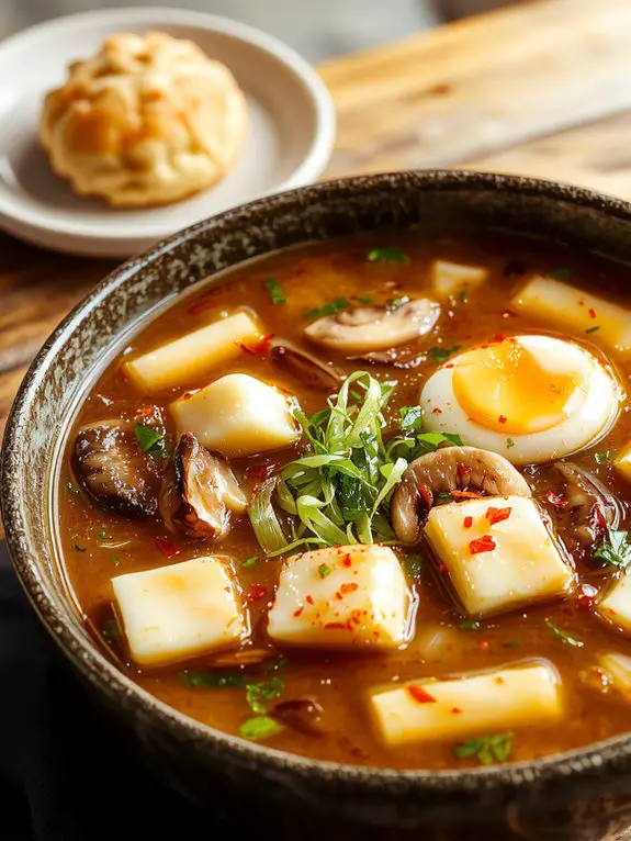 spicy tangy comforting broth