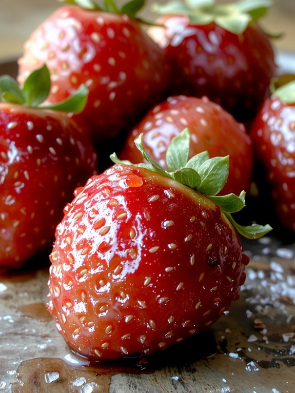 The Best Homemade Tanghulu Recipe 3 sugar coated strawberries preparation