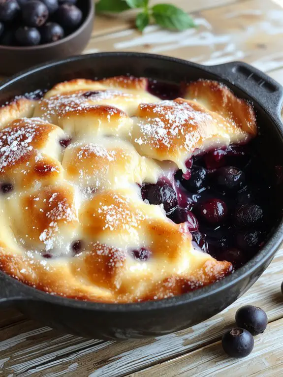 sweet blueberry dessert delight