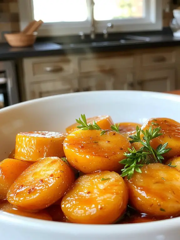 sweet buttery carrot side