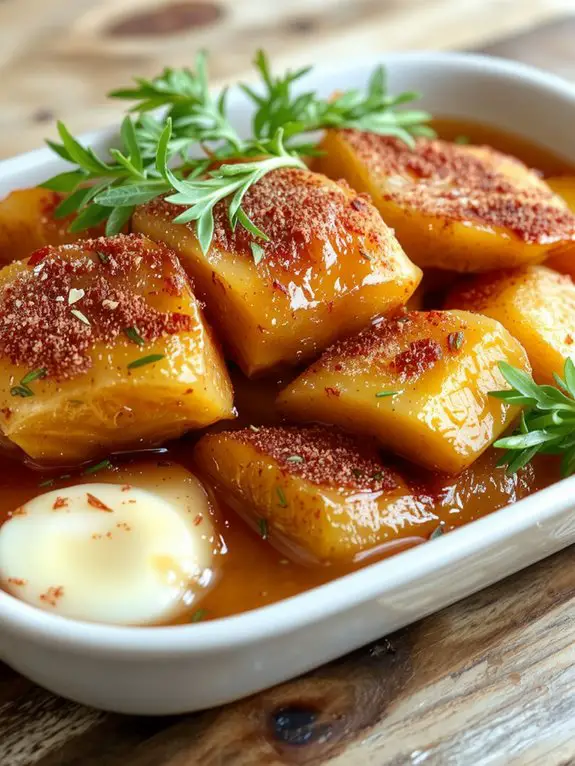 sweet candied yam dish