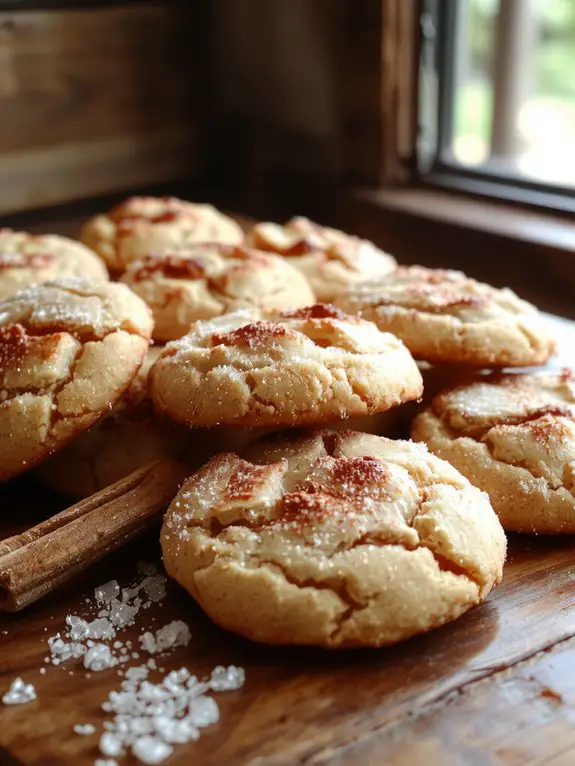 sweet cinnamon sugar cookies