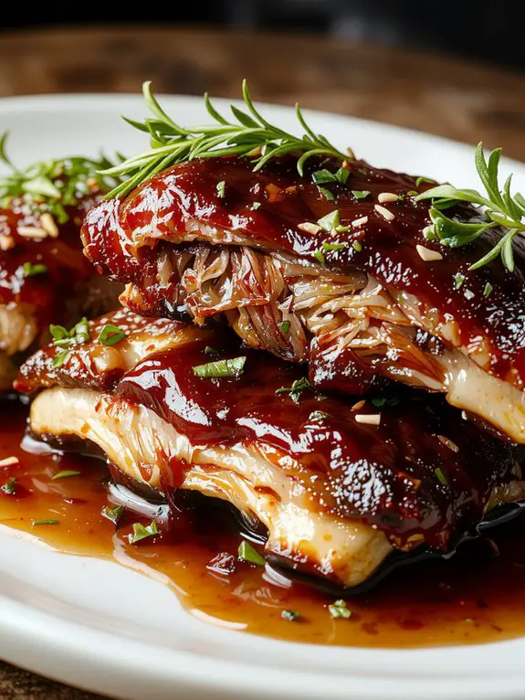 tender flavorful slow cooked ribs