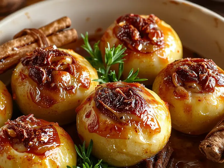 The Best Homemade Baked Apples Recipe 2 warm cinnamon spiced apples ua3nk
