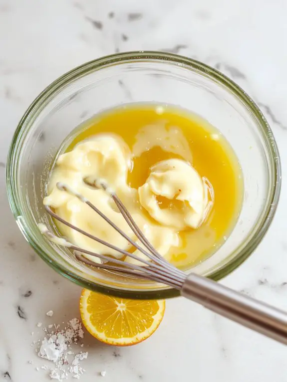 The Best Homemade Mayonnaise Recipe 3 whisk emulsify season store