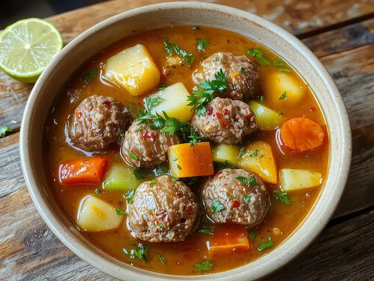 The Best Homemade Albondigas Recipe 2 add veggies serve hot