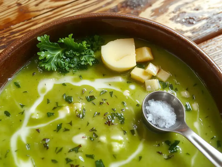 The Best Homemade Broccoli Soup Recipe 2 blend broccoli soup carefully