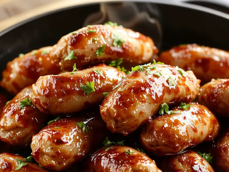 The Best Homemade Lil Smokies Recipe 2 broil for caramelized finish