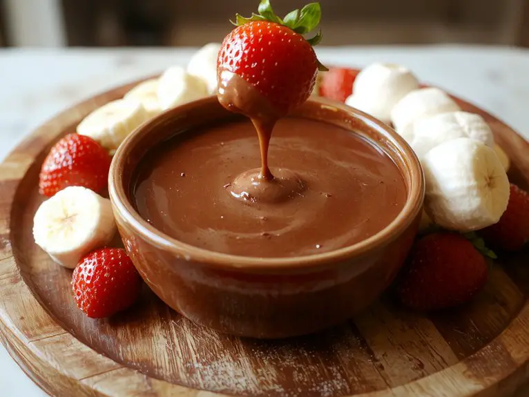 The Best Homemade Chocolate Fondue Recipe 2 chocolate melting smoothness essentials