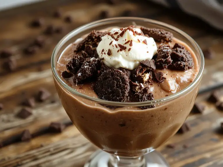 chocolatey layered dessert treat