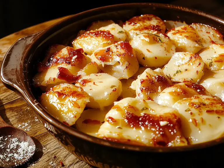 creamy cheesy potato dish
