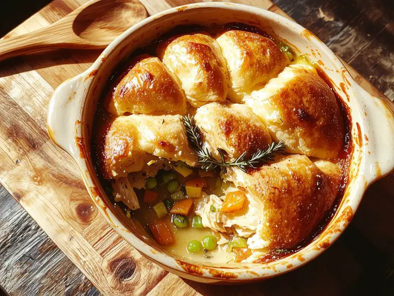 creamy chicken cobbler recipe