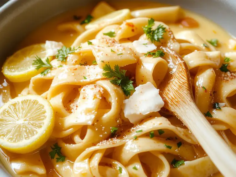 creamy citrus italian dish
