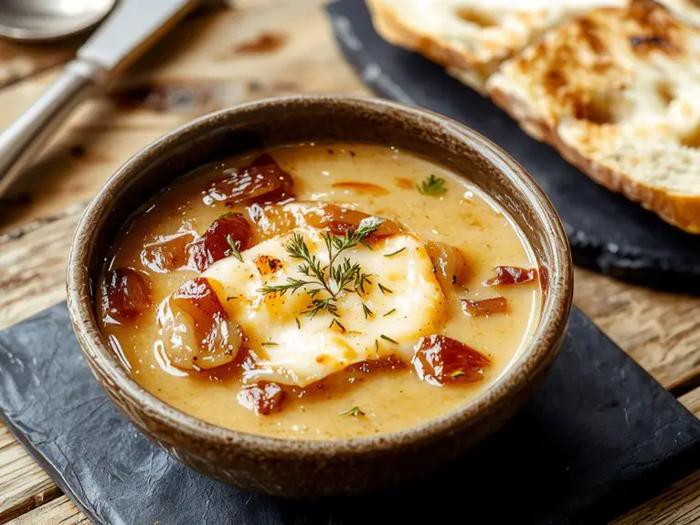 creamy french onion soup